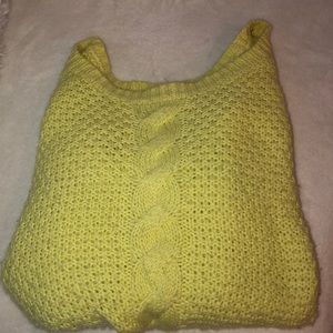 Beautiful yellow sweater!